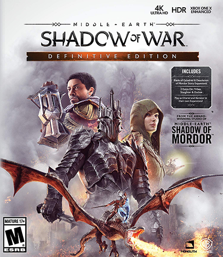 Middle-earth: Shadow of War - Definitive Edition [v 1.21 GOG + DLCs] (2018) PC | RePack от FitGirl
